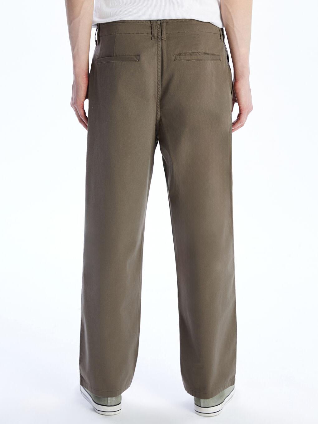 XSIDE Relaxed Fit Twill Men's Trousers -S5P999Z8-YCT