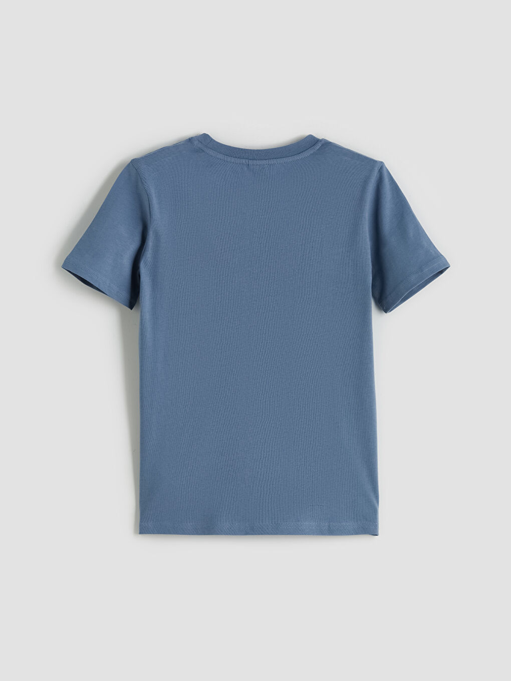 Mavi Bisiklet Yaka Erkek Çocuk Tişört-1