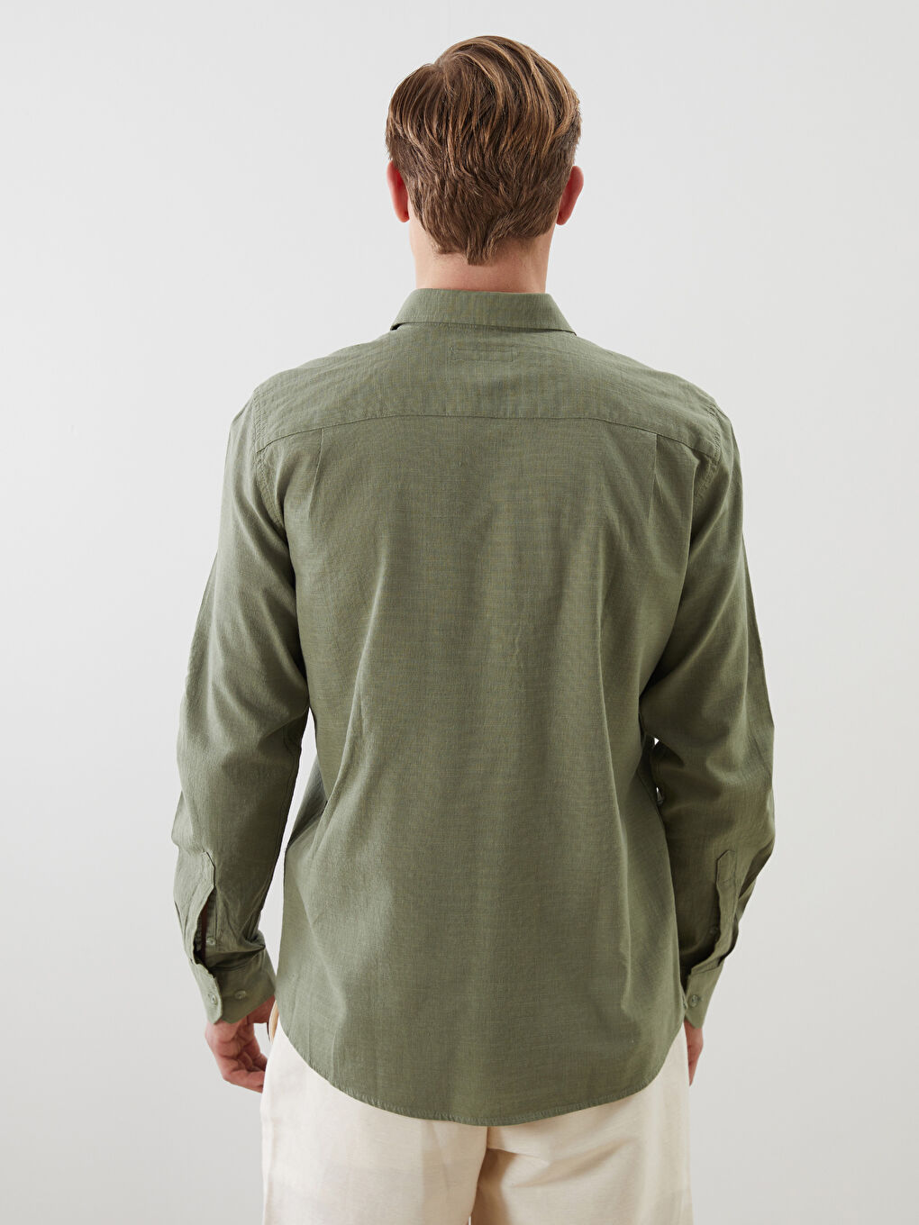 Standard Fit Long Sleeve Men's Shirt -S5PA17Z8-SXN