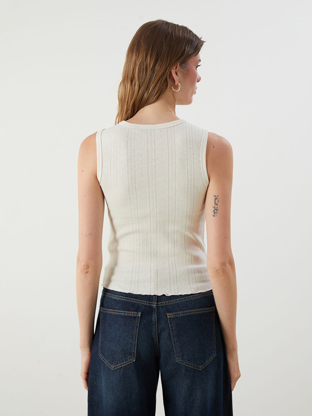 LCW Vision Woman ECRU Tank Top -S5PA48Z8-FDJ
