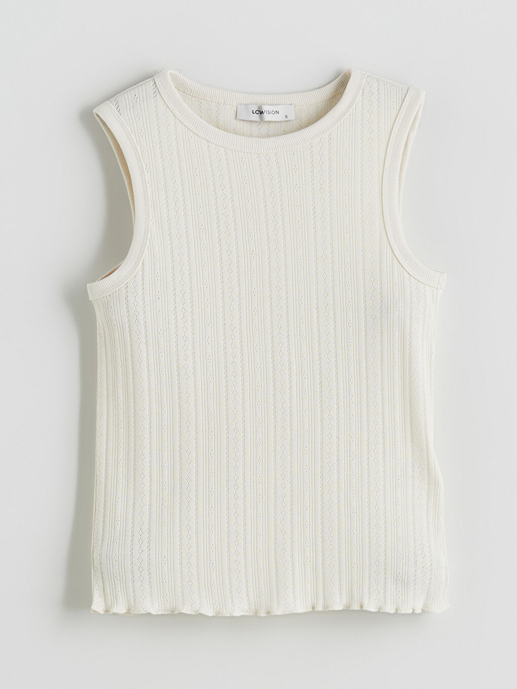 LCW Vision Woman ECRU Tank Top -S5PA48Z8-FDJ