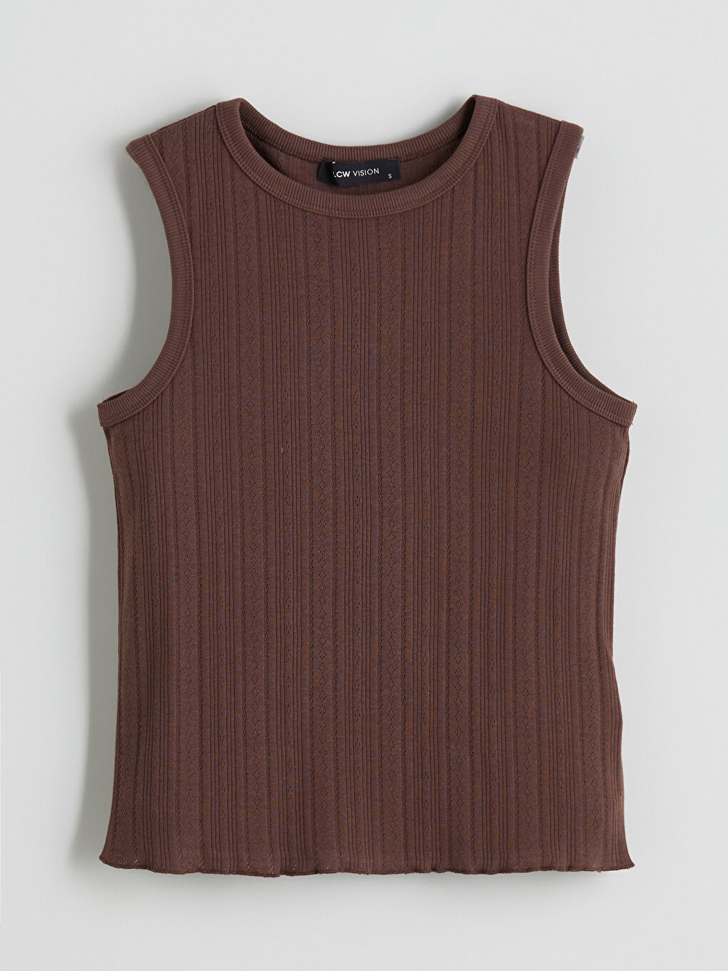 LCW Vision Woman BROWN Tank Top -S5PA48Z8-HDR