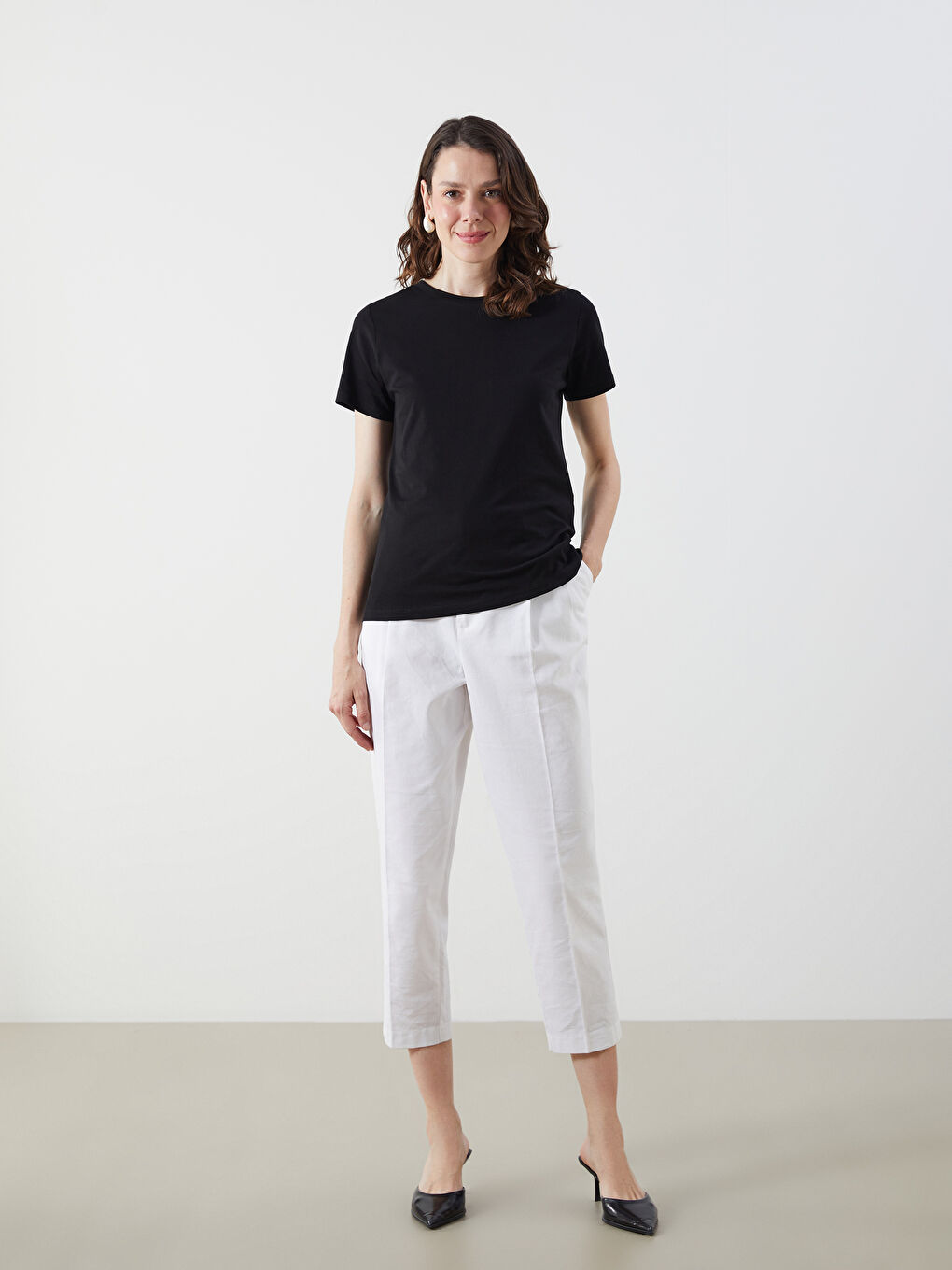 Crew Neck Women's T-Shirt -S5PA60Z8-CVL