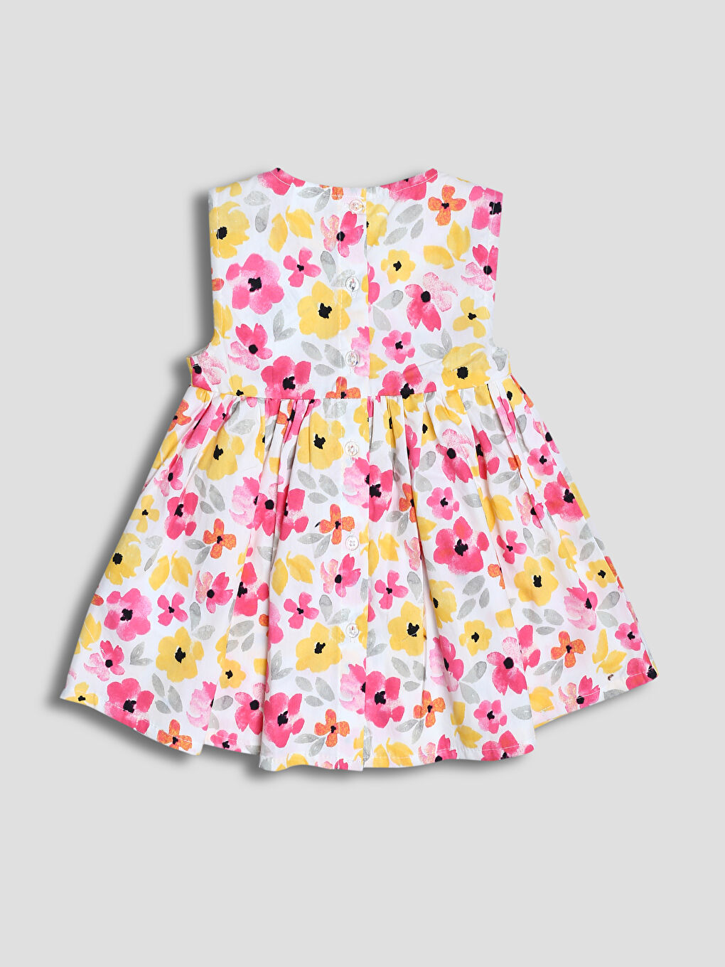 Crew Neck Girls' Dress-1