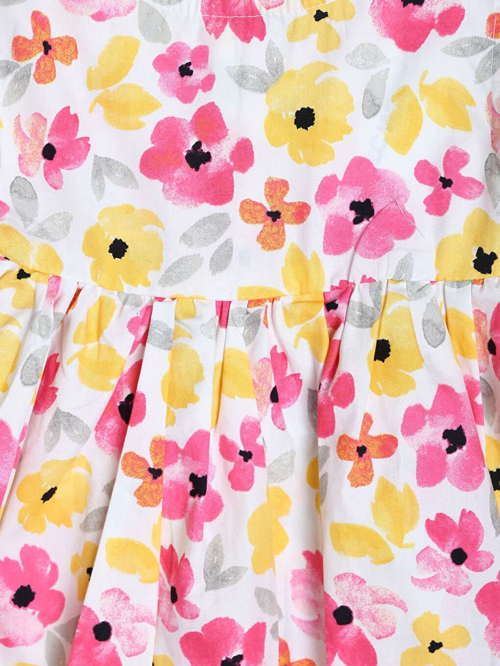 Crew Neck Girls' Dress-2