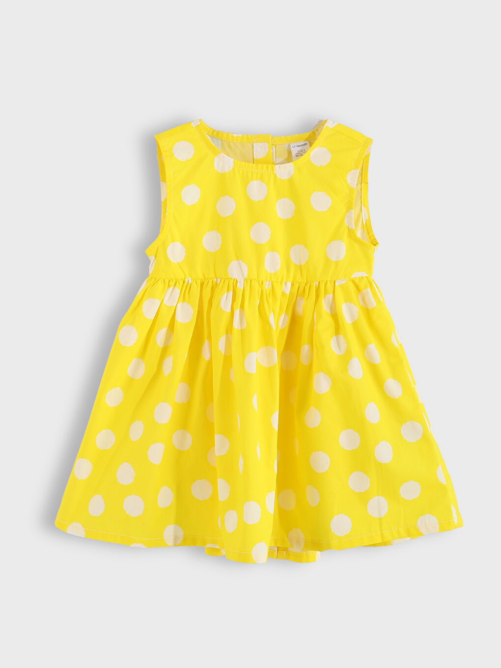 Crew Neck Girls' Dress