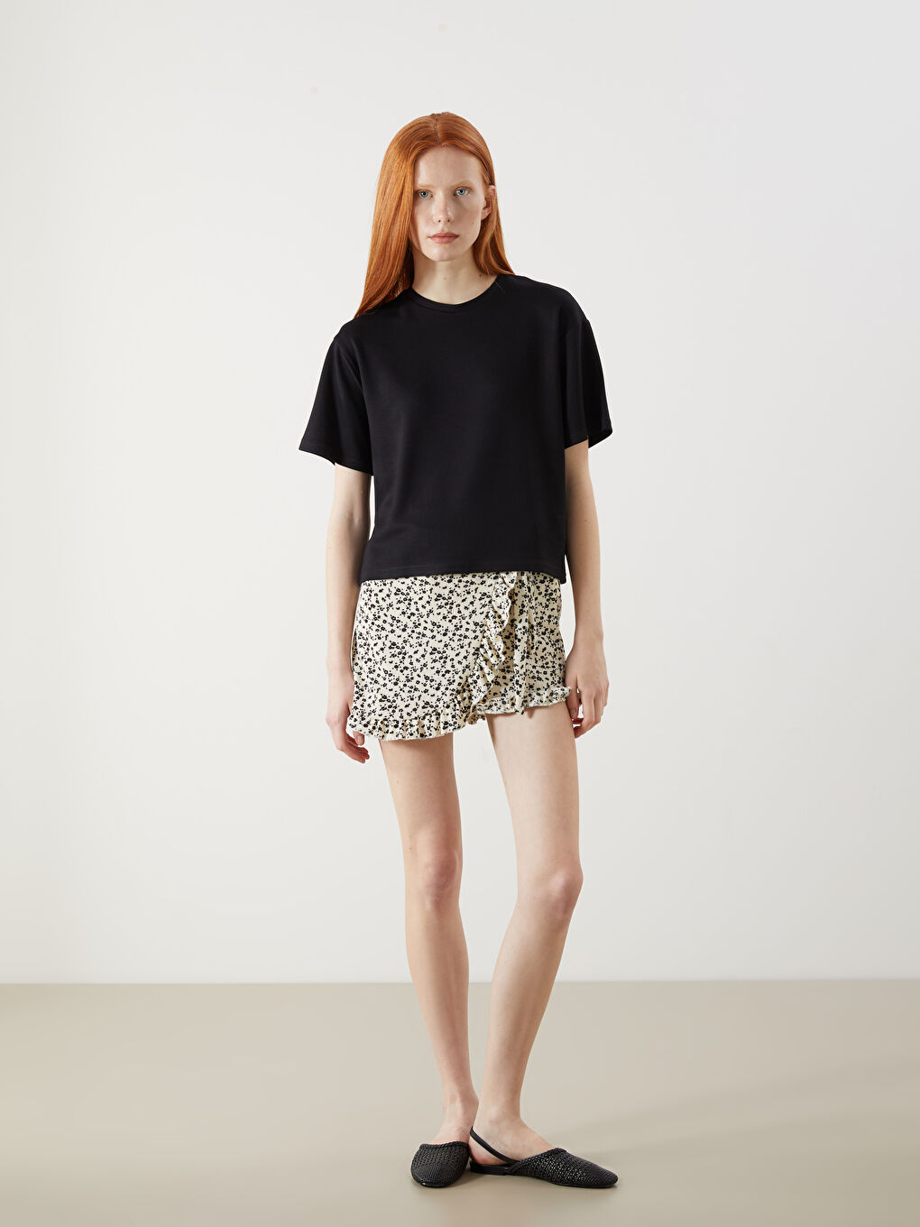 XSIDE Crew Neck Women's T-Shirt -S5PA83Z8-CVL
