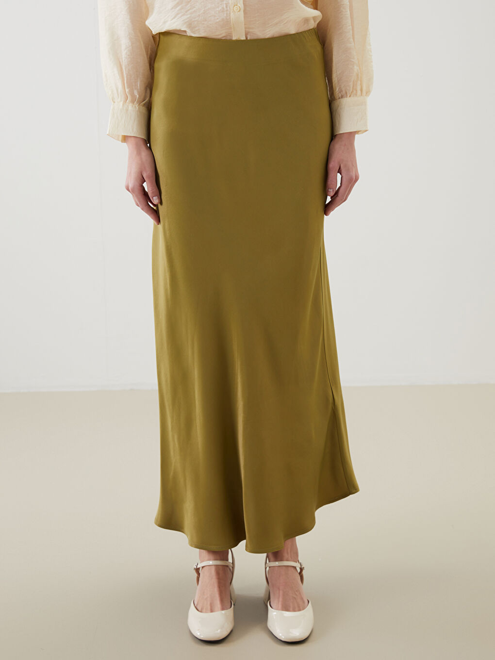 Woman GREEN Skirt -S5PB02Z8-GCQ