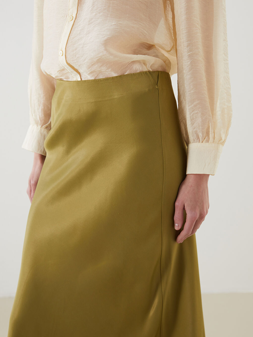 Woman GREEN Skirt -S5PB02Z8-GCQ