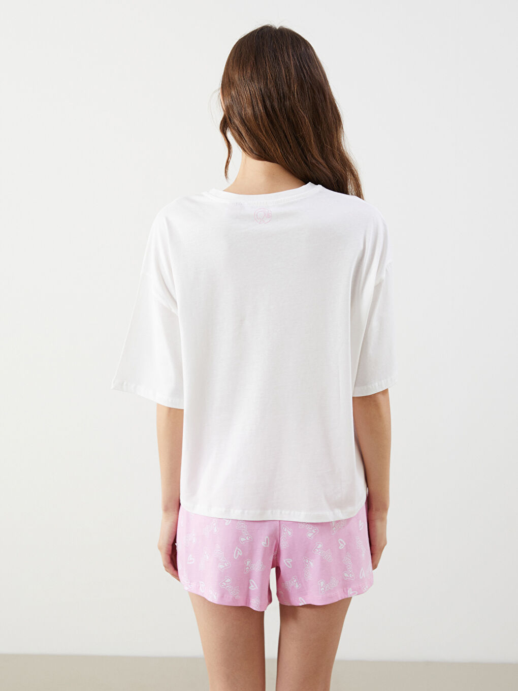 Woman PINK Shortie Pyjama Set -S5PB32Z8-LT4
