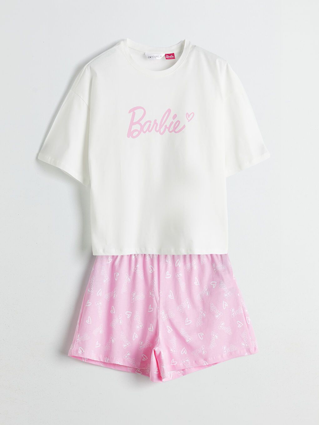 Woman PINK Shortie Pyjama Set -S5PB32Z8-LT4