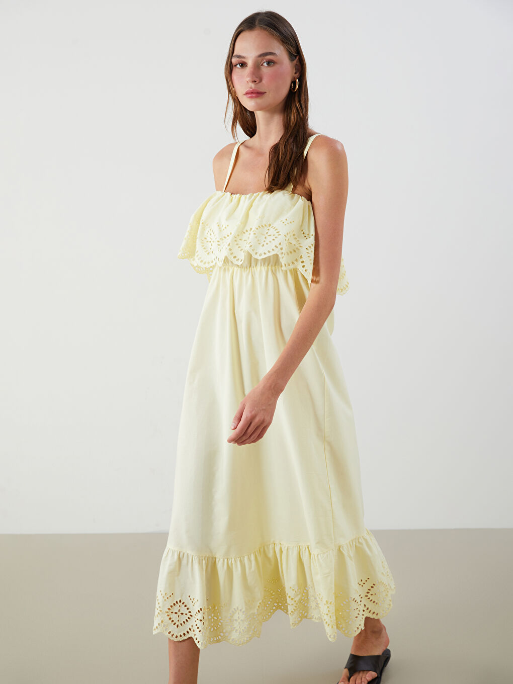 Woman YELLOW Dress -S5PB36Z8-FDS