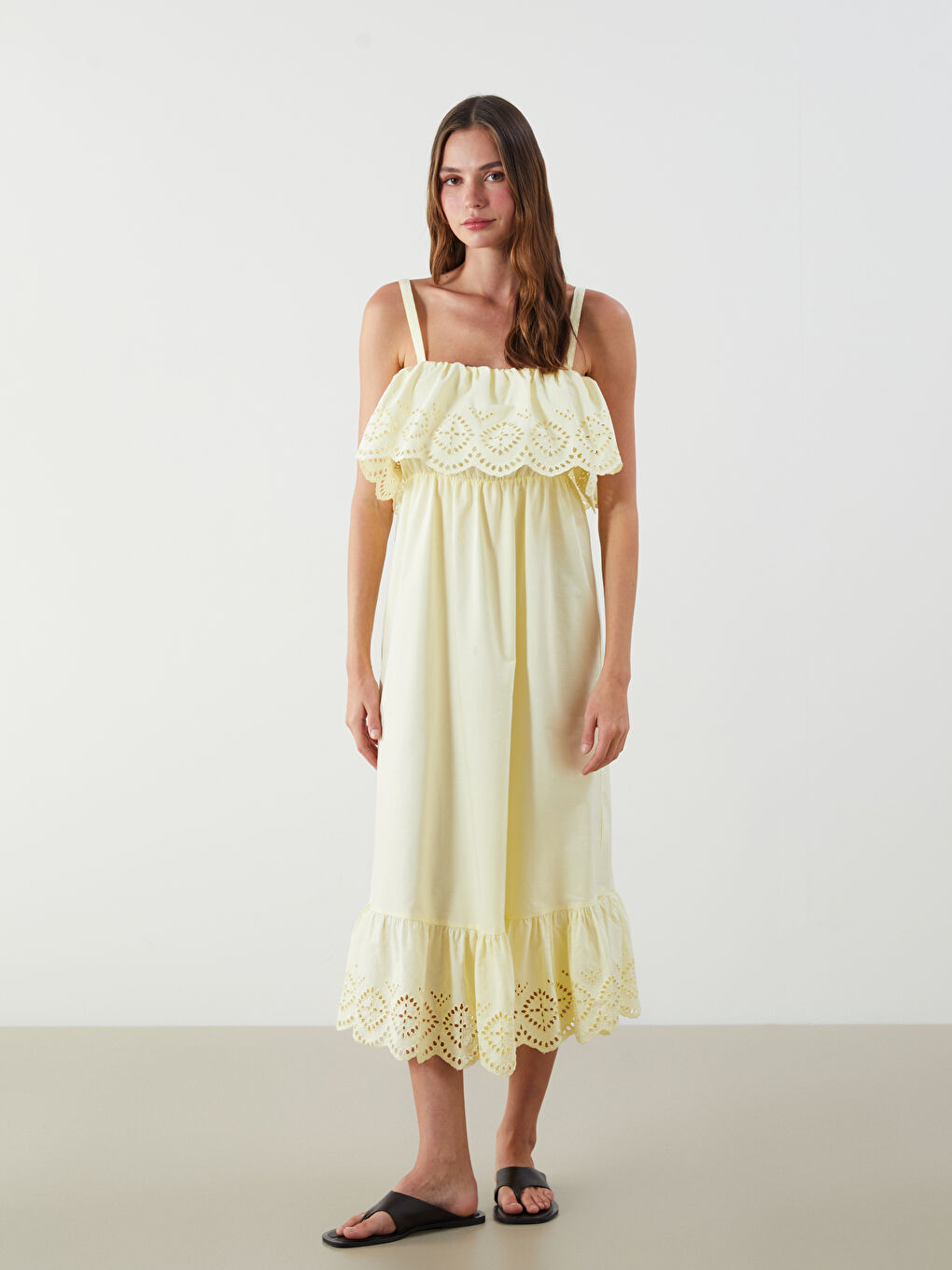 Woman YELLOW Dress -S5PB36Z8-FDS