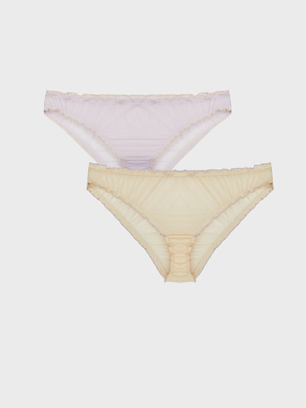Plain Bikini Knickers 2 Pack -S5PB93Z8-UMU