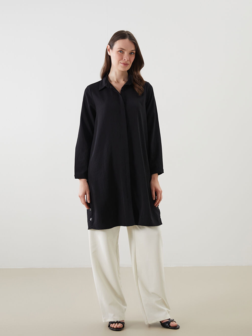 LCW Grace Regular Fit Women's Shirt Tunic -S5PB94Z8-CVL