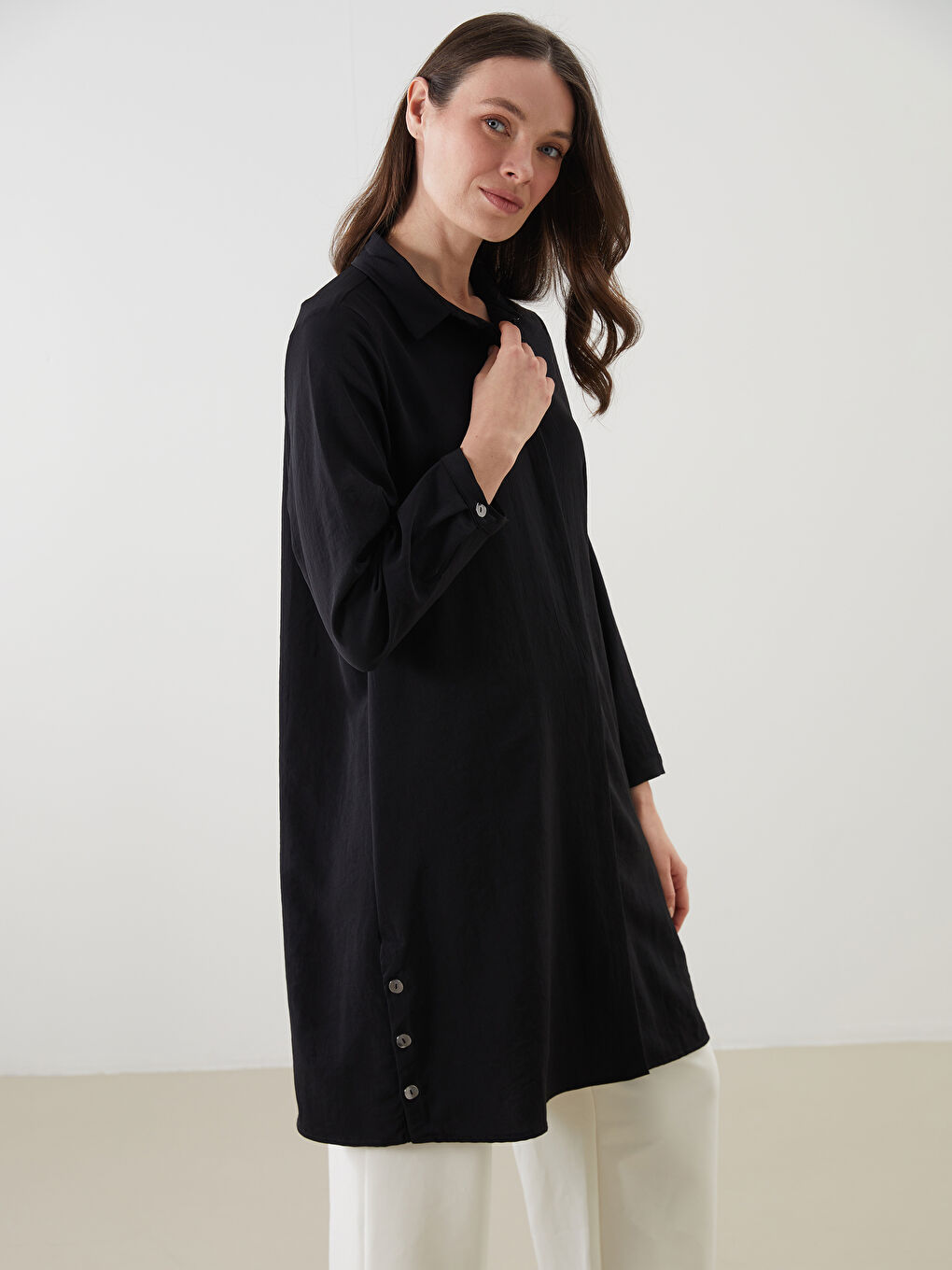 LCW Grace Regular Fit Women's Shirt Tunic -S5PB94Z8-CVL