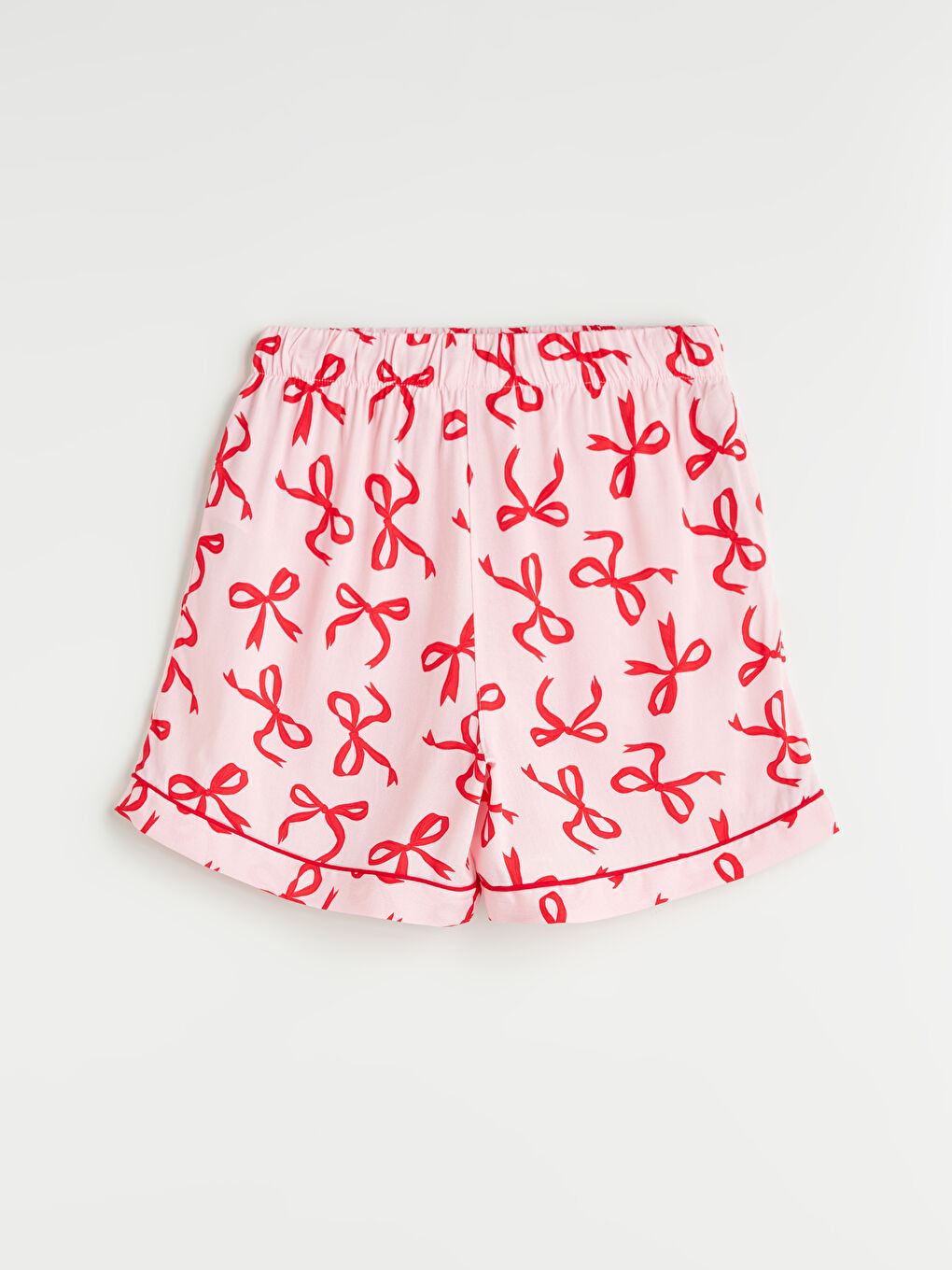 Shirt Collar Printed Women's Shorts Pajama Set -S5PB95Z8-LSZ