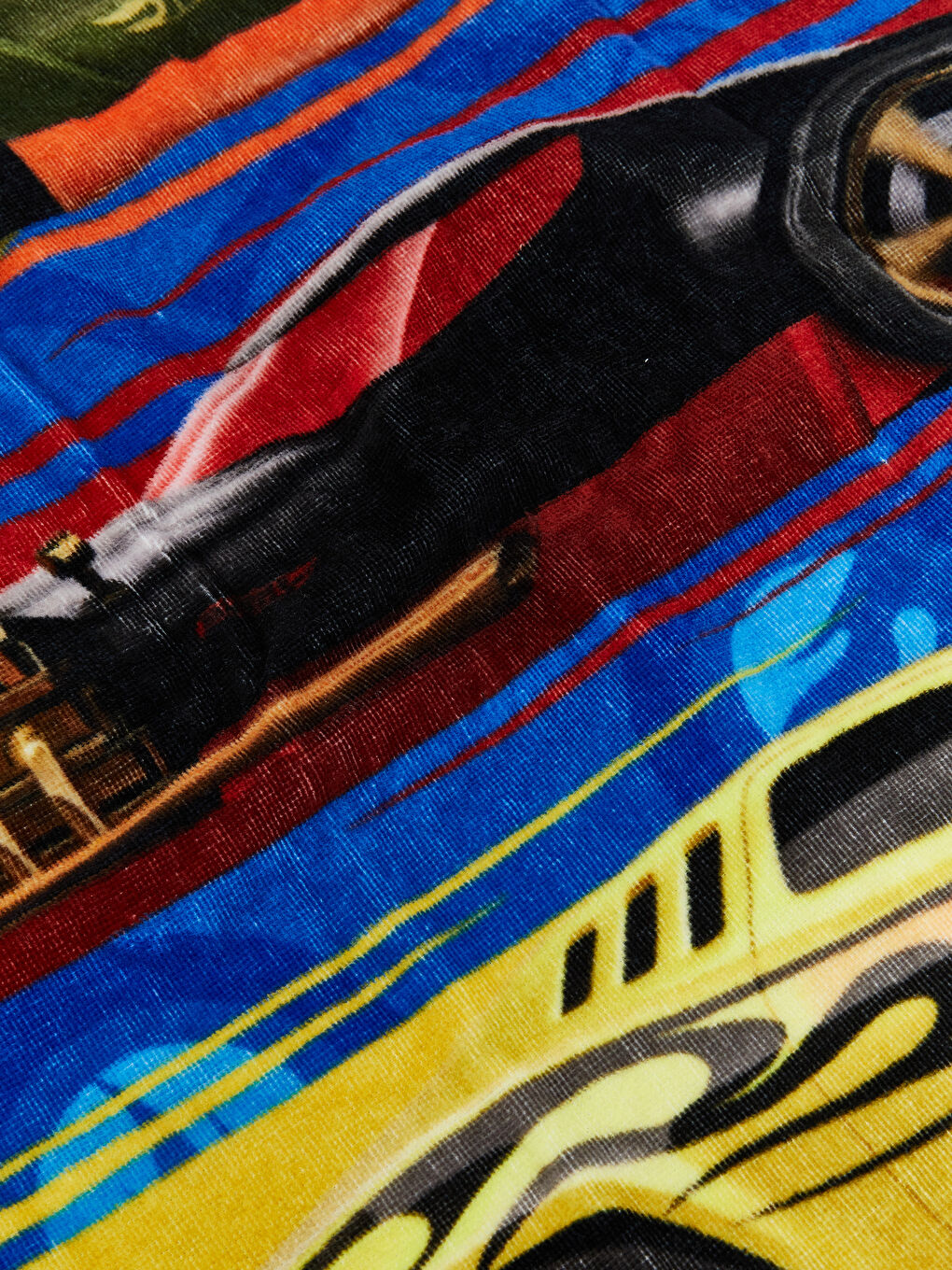 ბიჭის პლაჟის პირსახოცი პრინტით How Wheels-3