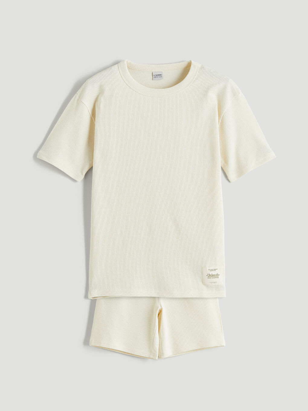 Crew Neck Boys' T-Shirt and Shorts -S5PC43Z4-FDL
