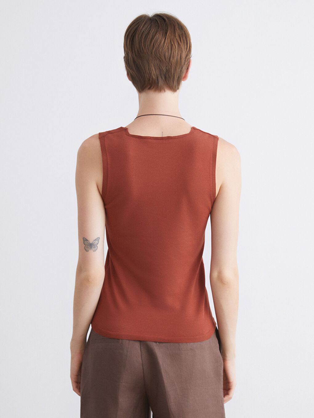 LCWAIKIKI Classic Woman BROWN Tank Top -S5PC78Z8-D6R