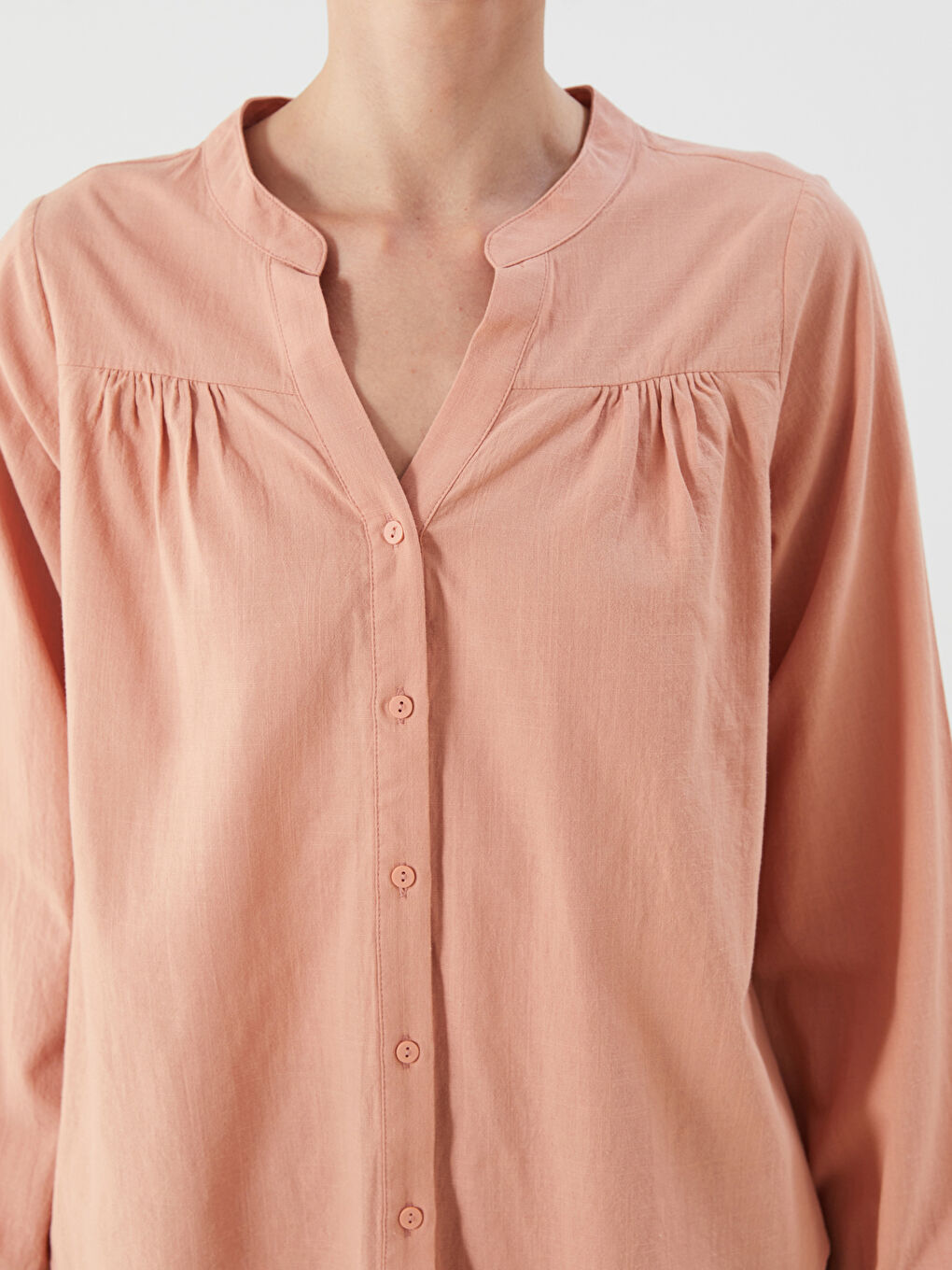 LCWAIKIKI Classic Woman CORAL Blouse -S5PC90Z8-GHV