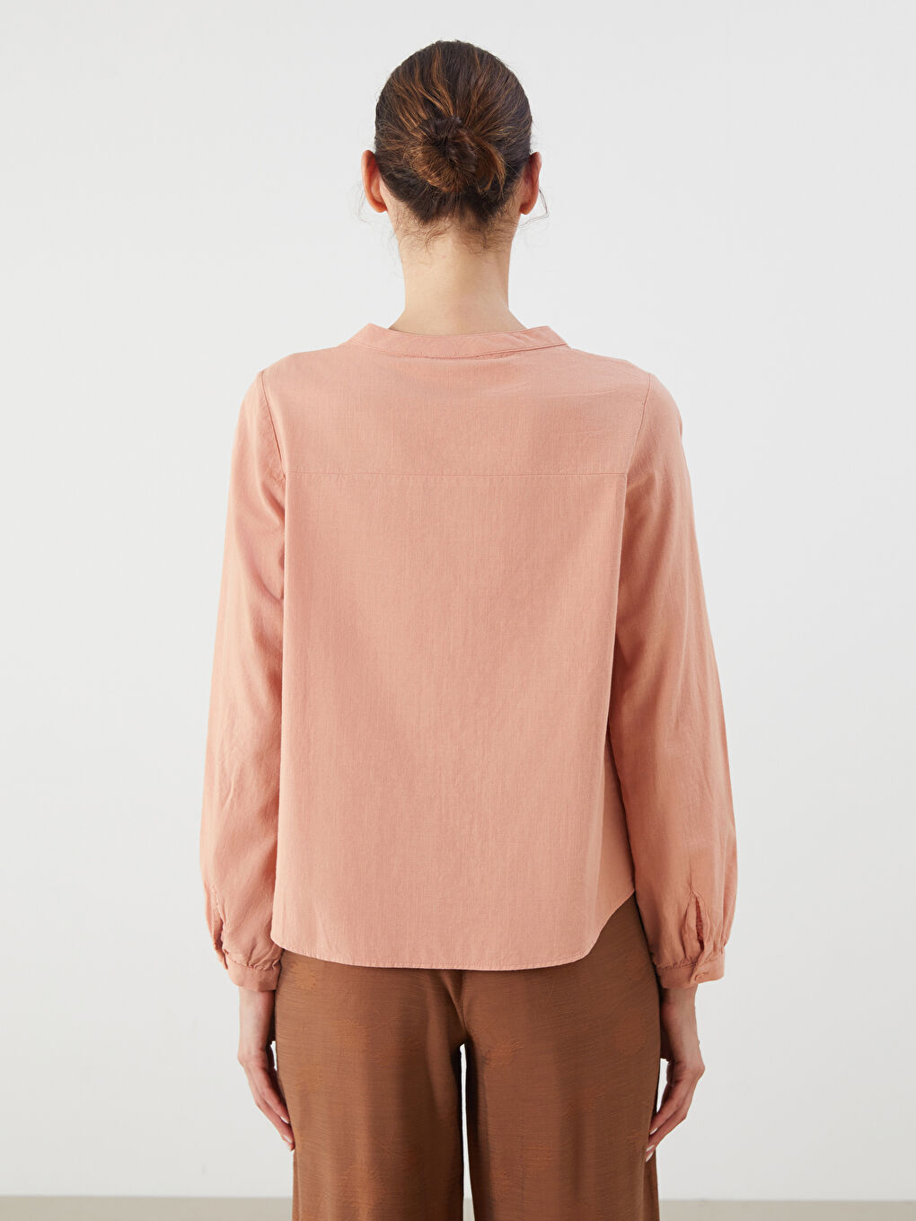 LCWAIKIKI Classic Woman CORAL Blouse -S5PC90Z8-GHV