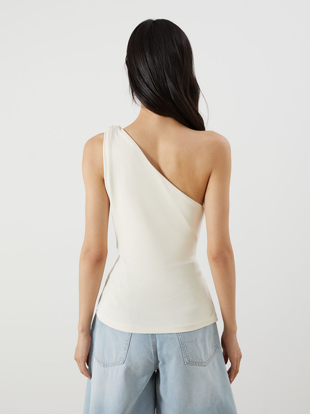 LCW Vision One Shoulder Women's Blouse -S5PC95Z8-LXH