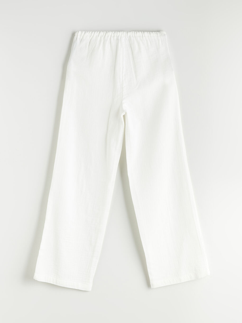 Woman WHITE Trousers -S5PD07Z8-ZUY
