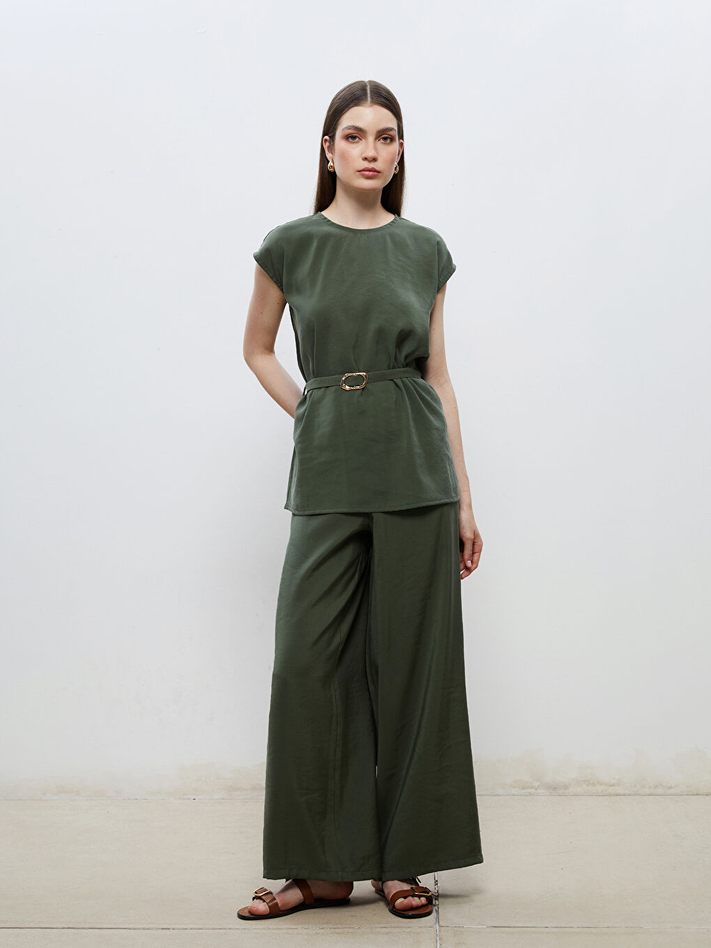 Soulife Woman KHAKI Blouse -S5PD25Z8-CS5