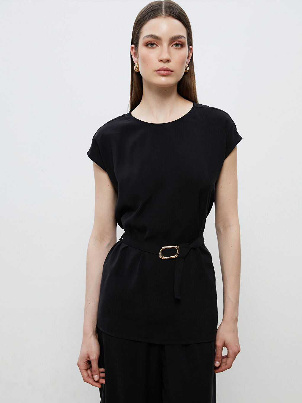 Soulife Woman BLACK Blouse -S5PD25Z8-CVL