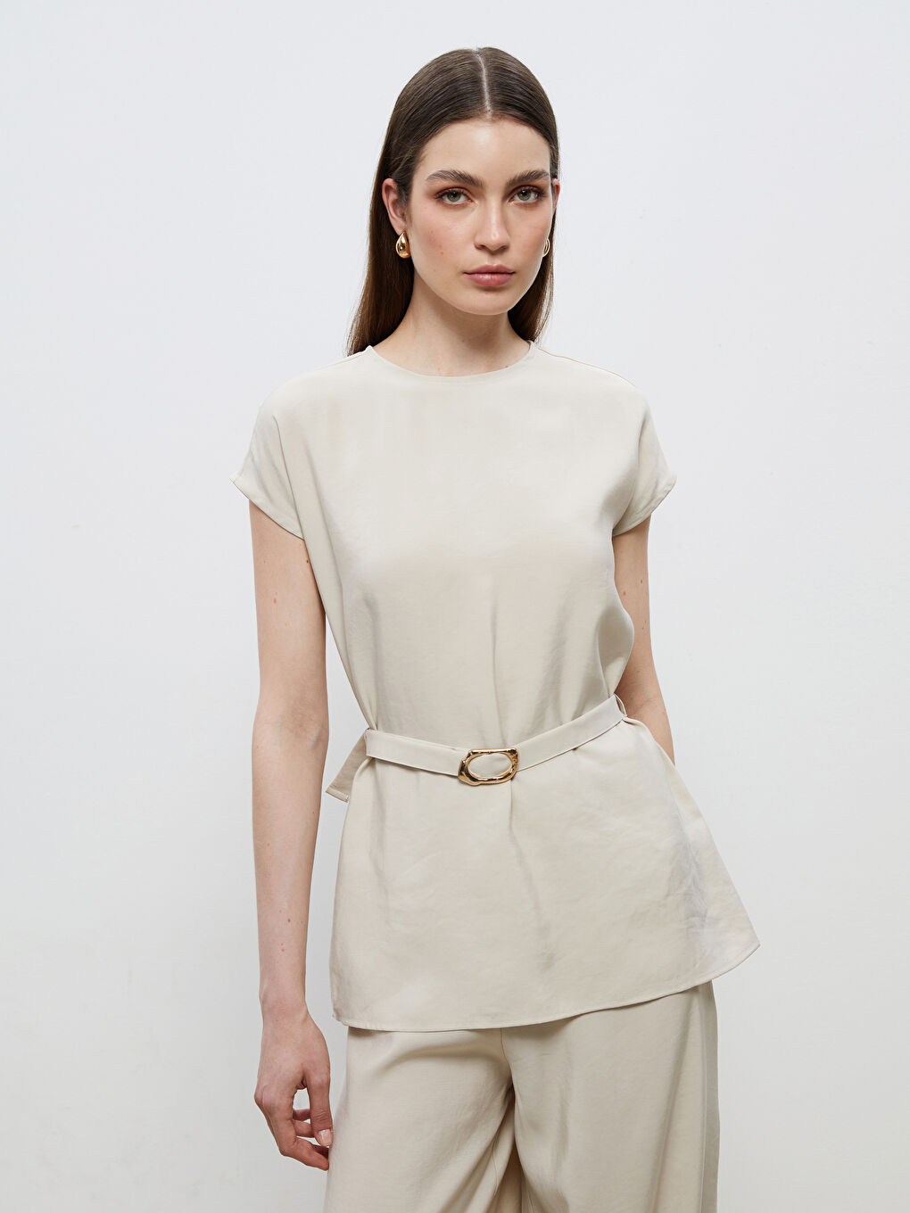 Soulife Woman BEIGE Blouse -S5PD25Z8-HZZ