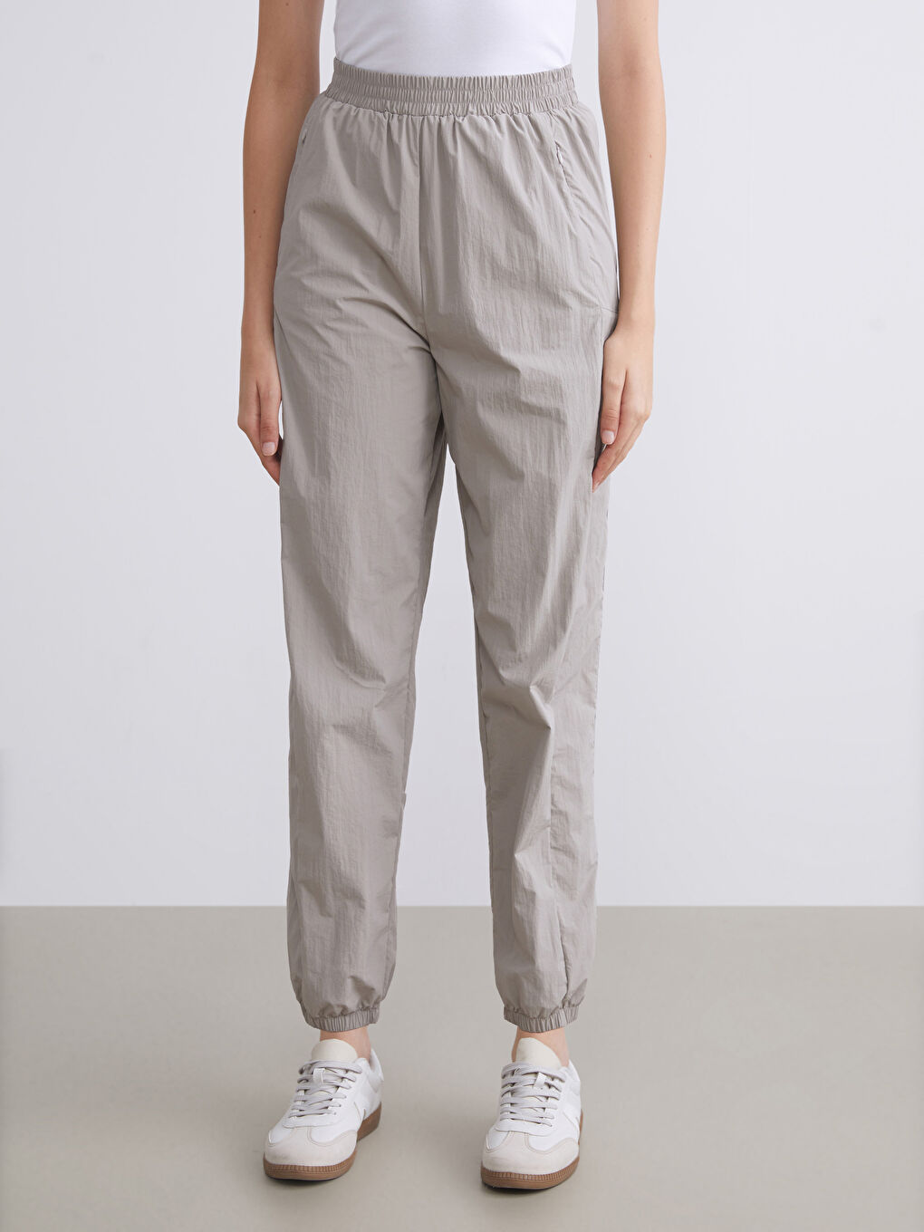 Elastic Waist Women's Jogger Trousers-1