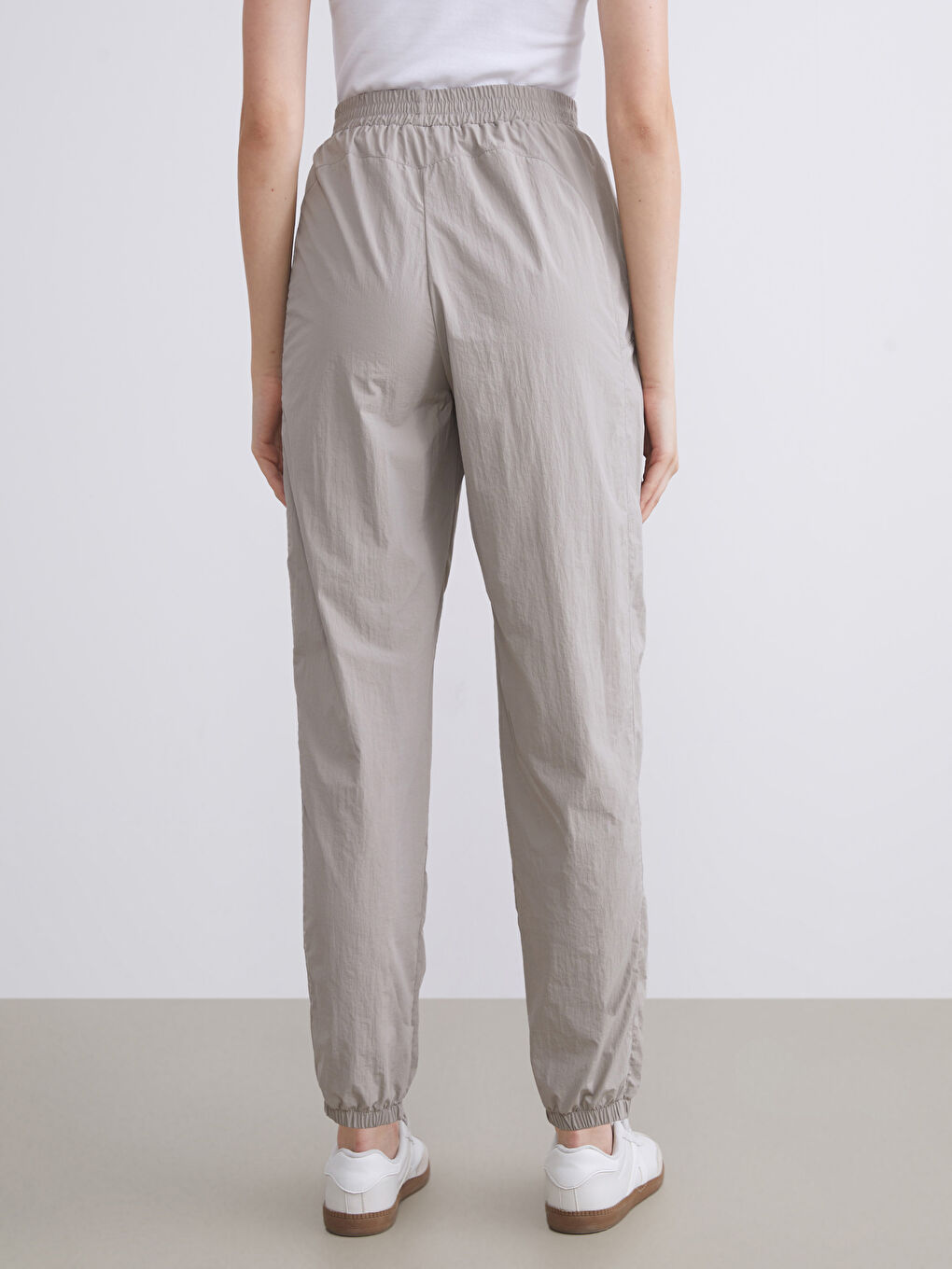 Elastic Waist Women's Jogger Trousers-3