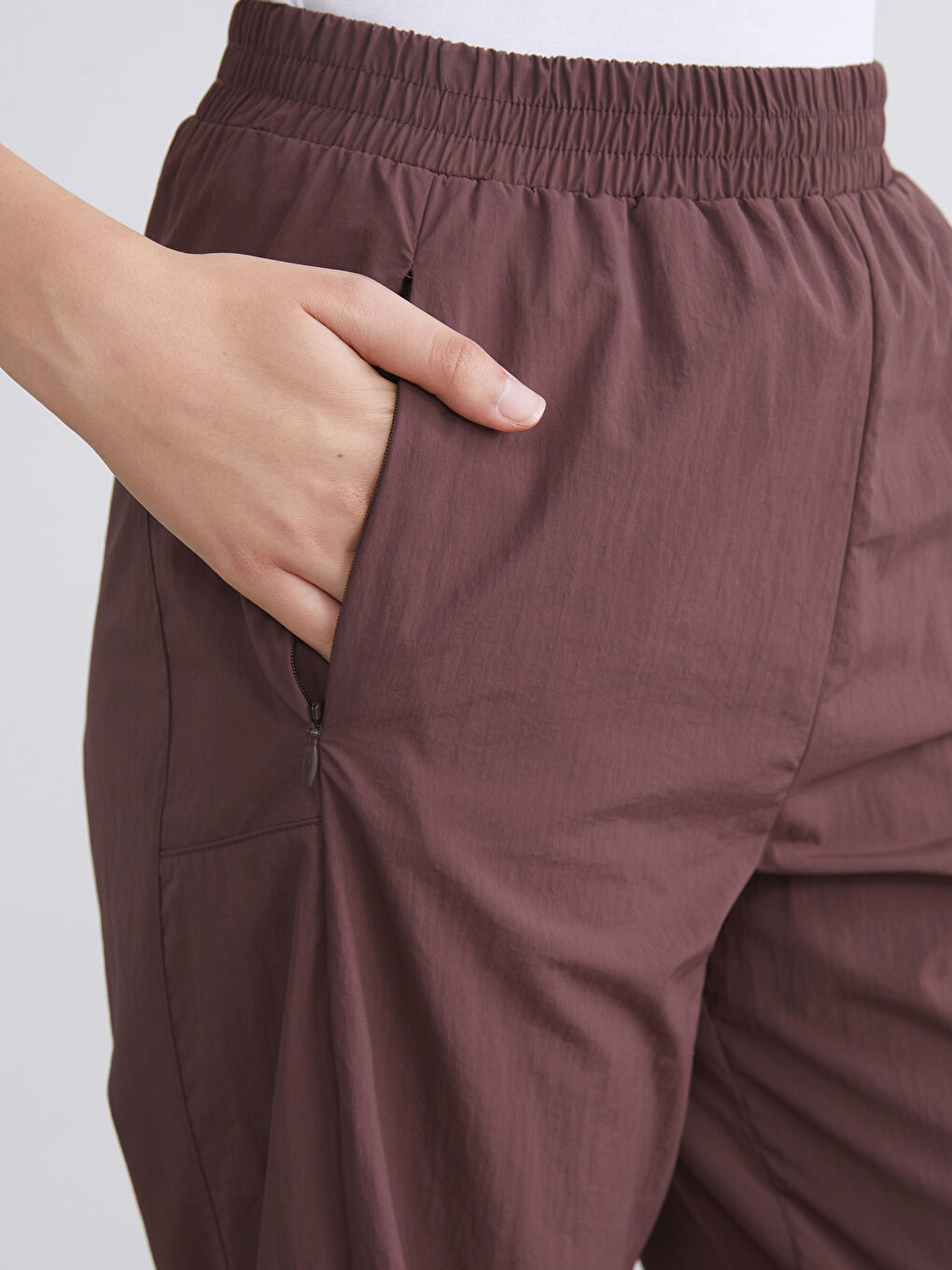 بنطلون رياضي بخصر مرن للسيدات-2