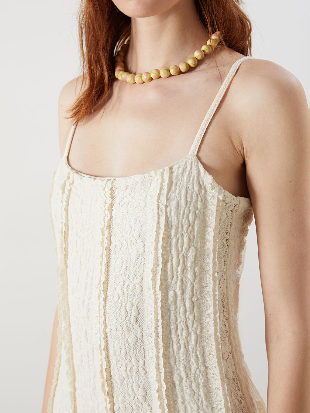 Woman ECRU Dress -S5PD48Z8-R9J