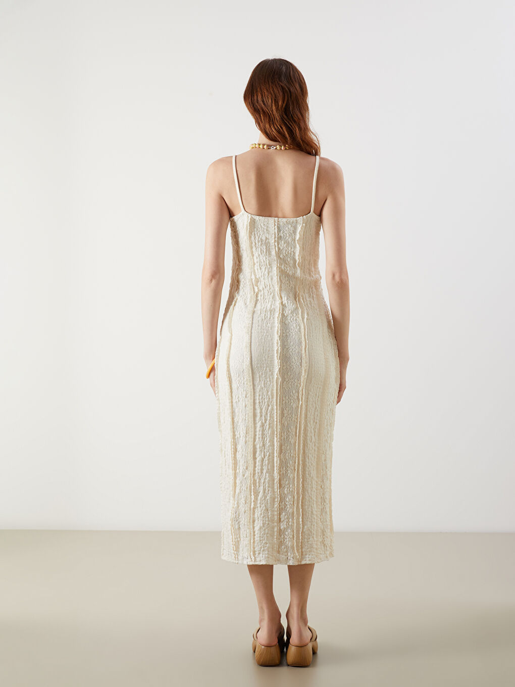Woman ECRU Dress -S5PD48Z8-R9J