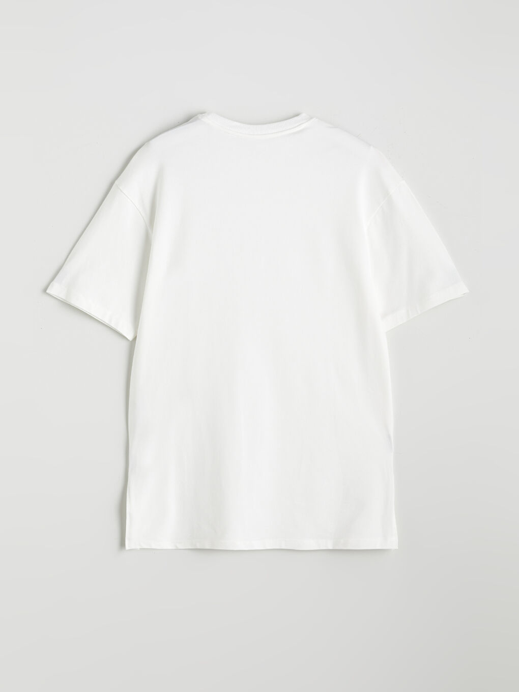 LCW Modest Crew Neck Printed Oversize Women's T-Shirt -S5PD65Z8-R9J