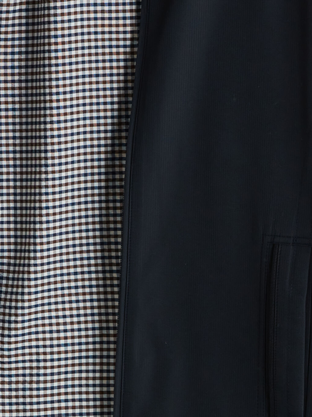 Lacivert Standart Kalıp Dik Yaka Erkek Mont-6