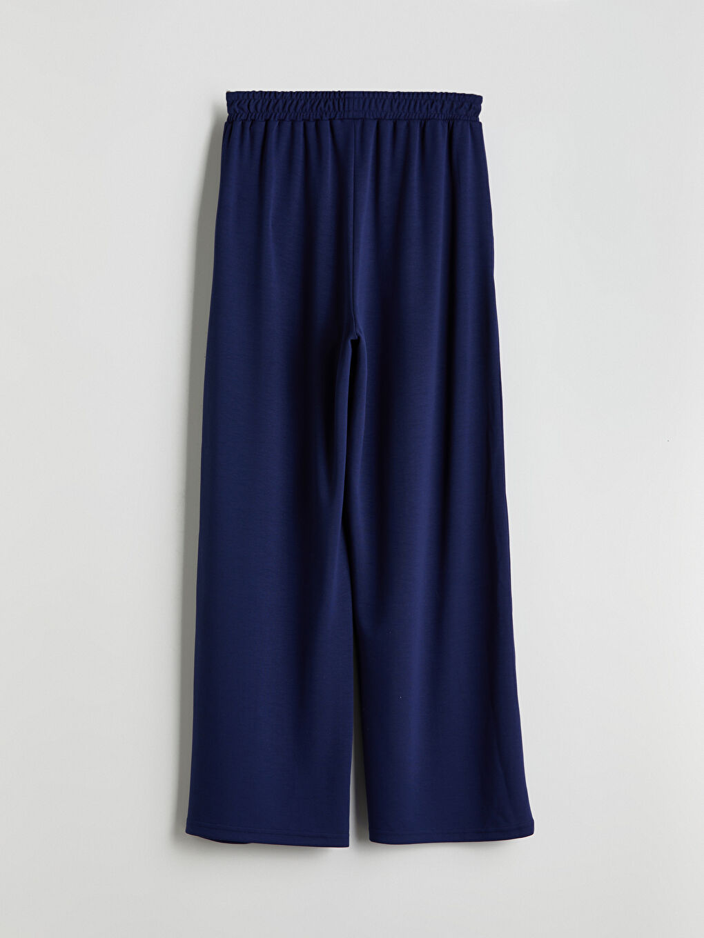 Mavi Beli Lastikli Kadın Eşofman Altı-5