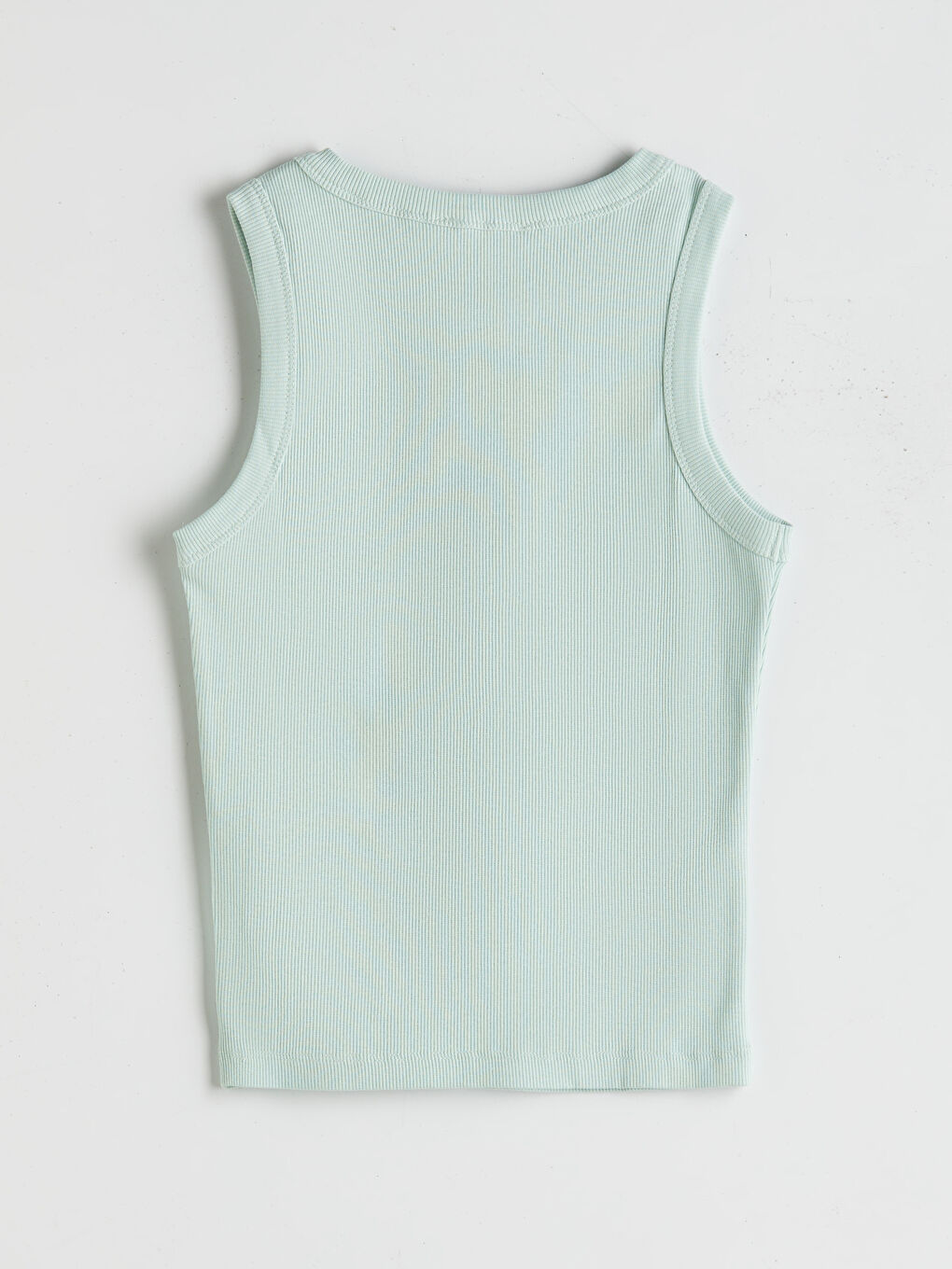 Yeşil Bisiklet Yaka Kadın Atlet-5