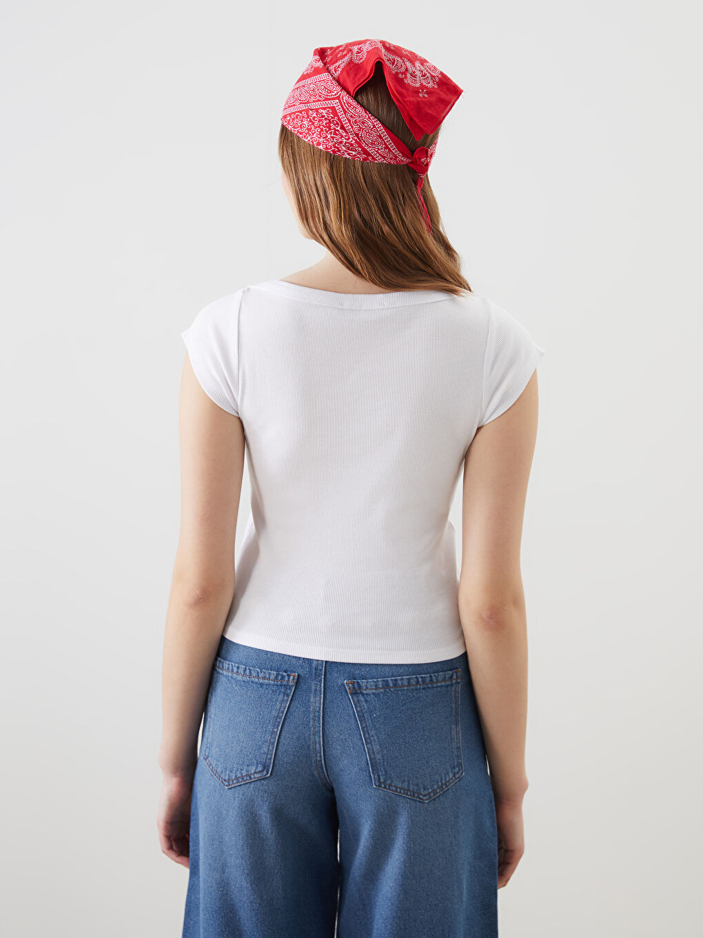 Boat Neck Women's T-Shirt -S5PE76Z8-Q6K