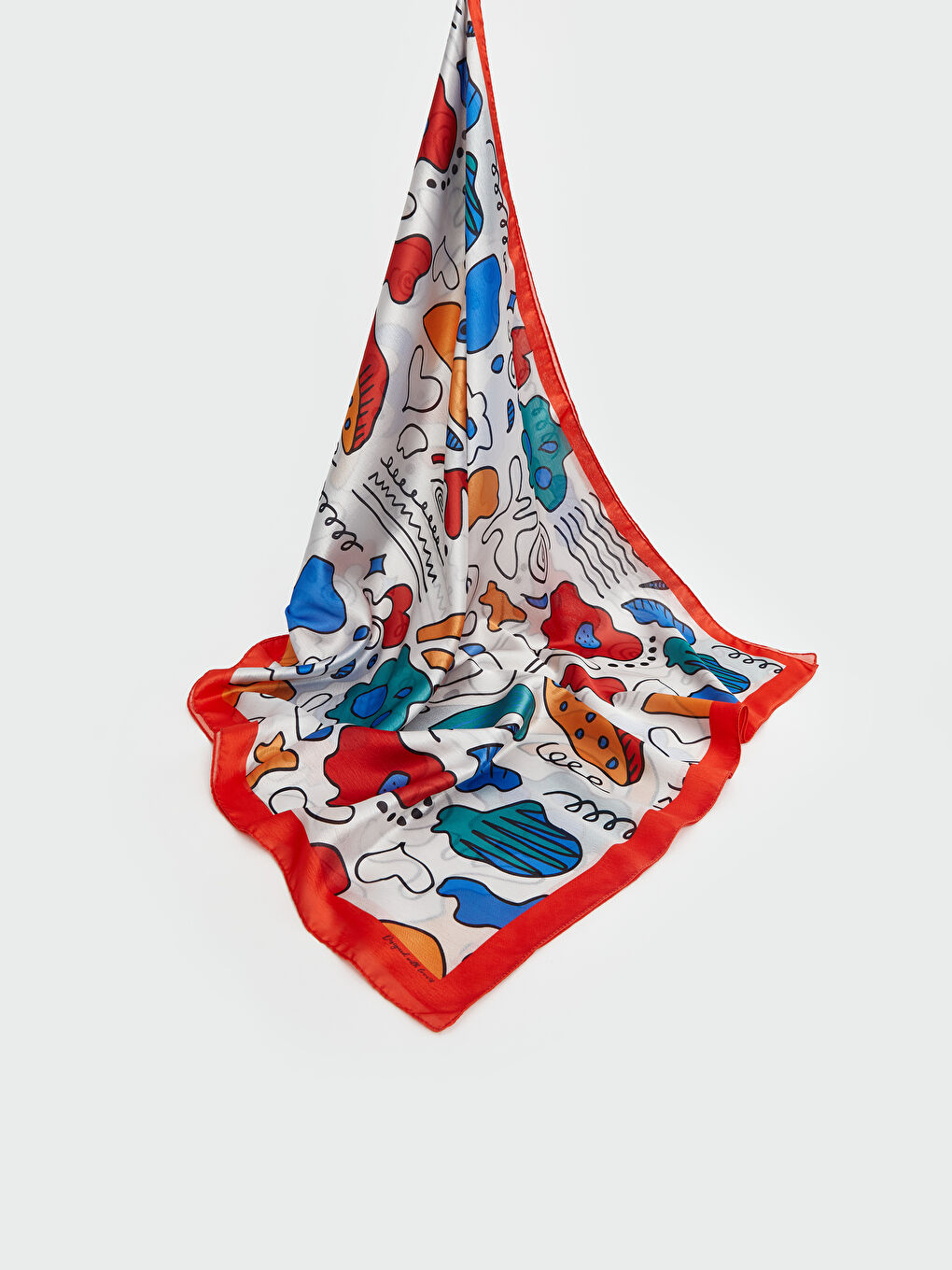 Bej Desenli Kadın Şal