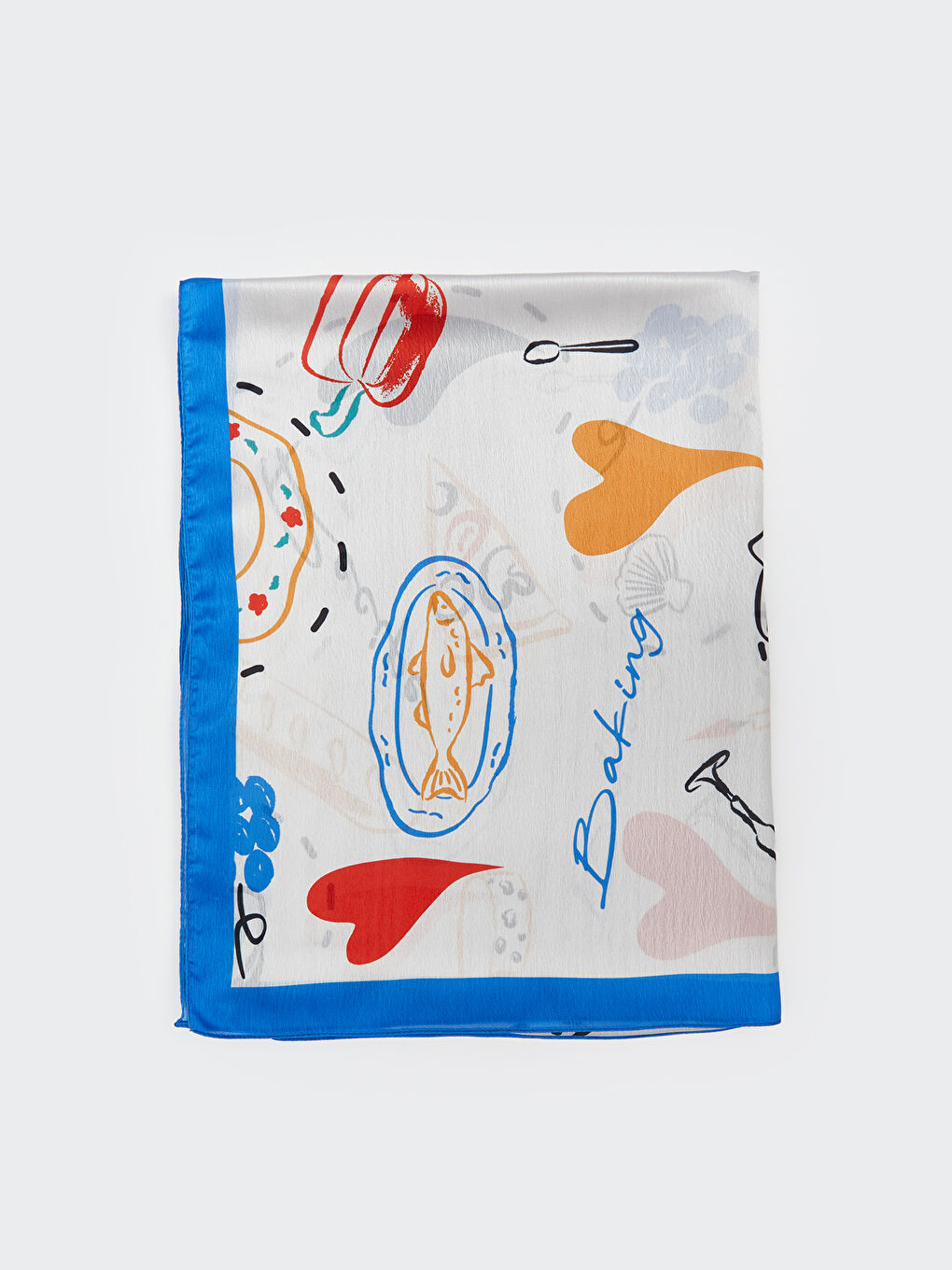 Ekru Desenli Kadın Şal-1