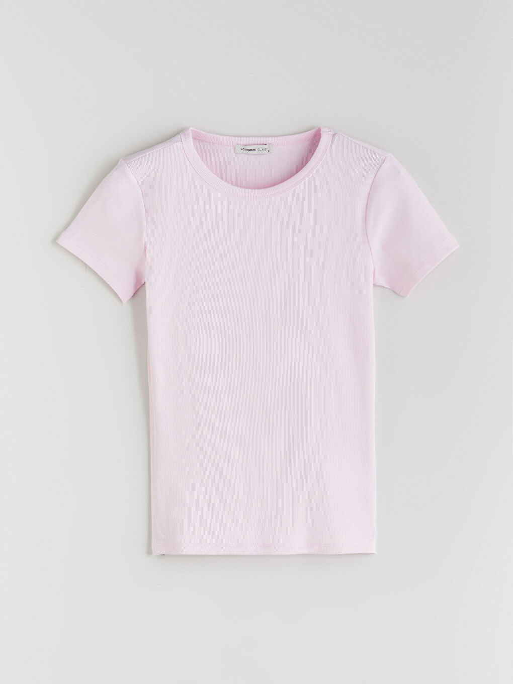 Crew Neck Textured Women's T-Shirt -S5PF34Z8-FWW