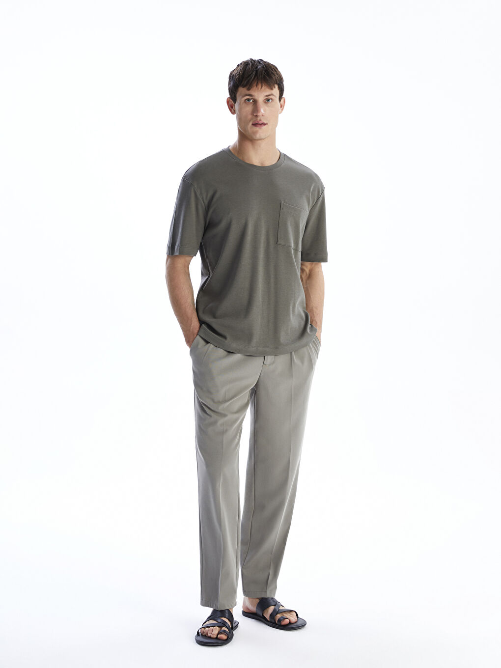 LCW Vision Crew Neck Men's T-Shirt -S5PF39Z8-R38