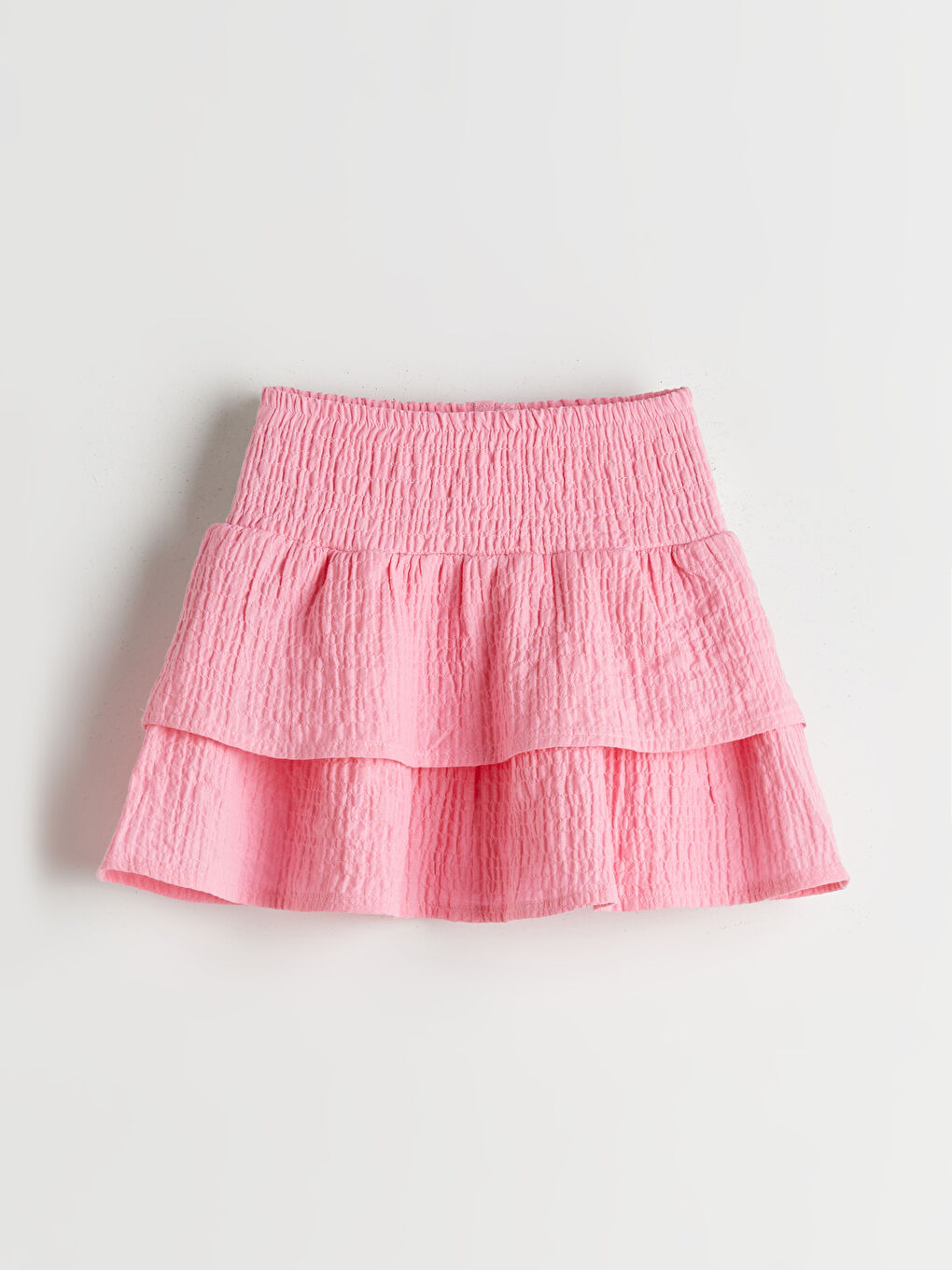 Elastic Waist Pleated Girl Skirt -S5PF41Z1-FNL