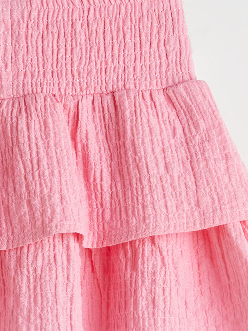 Elastic Waist Pleated Girl Skirt -S5PF41Z1-FNL
