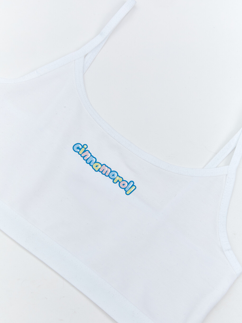 Beyaz Cinnamoroll Baskılı Kız Çocuk Büstiyer-1