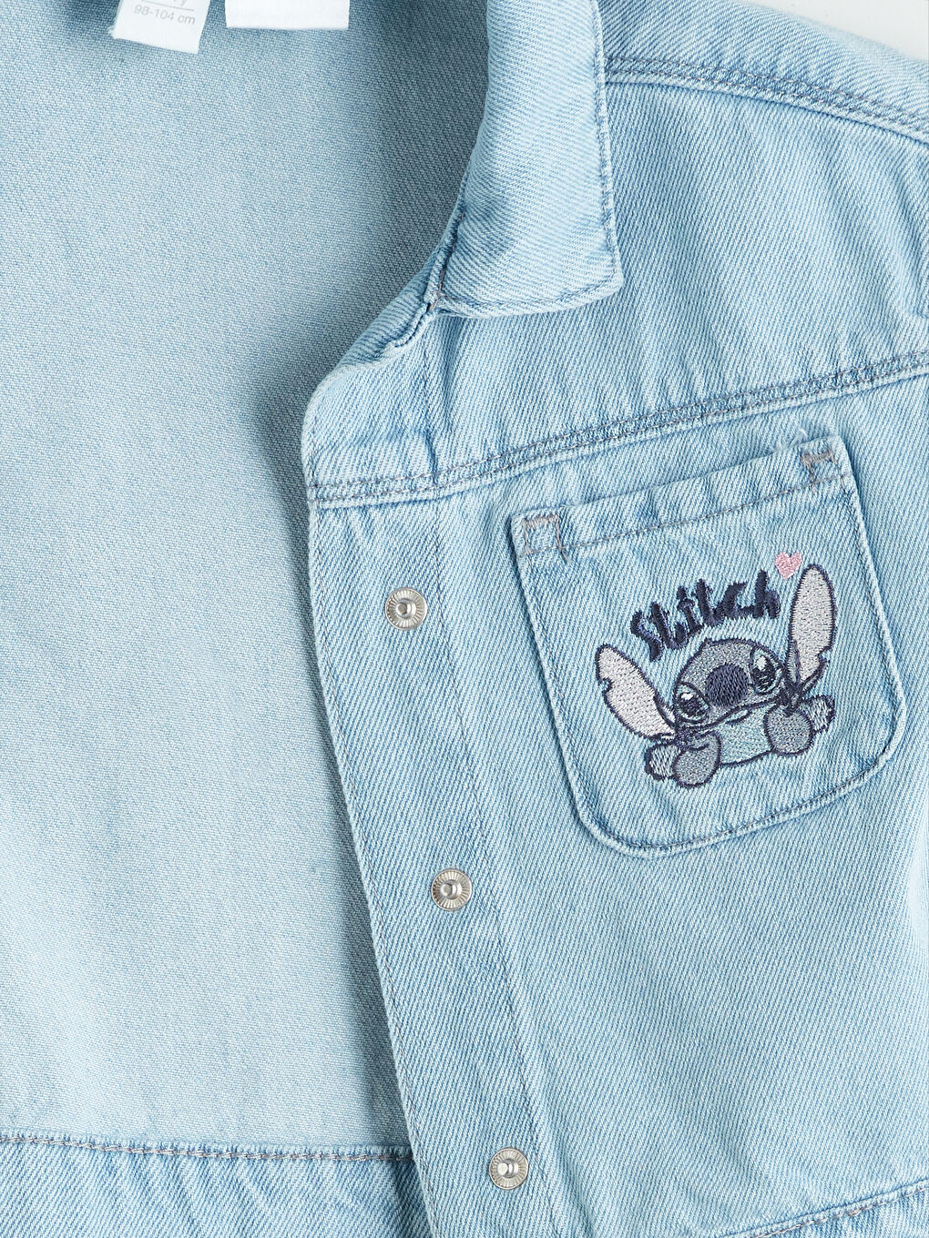 Baby Girl INDIGO Denim Waistcoat -S5PG01Z1-507