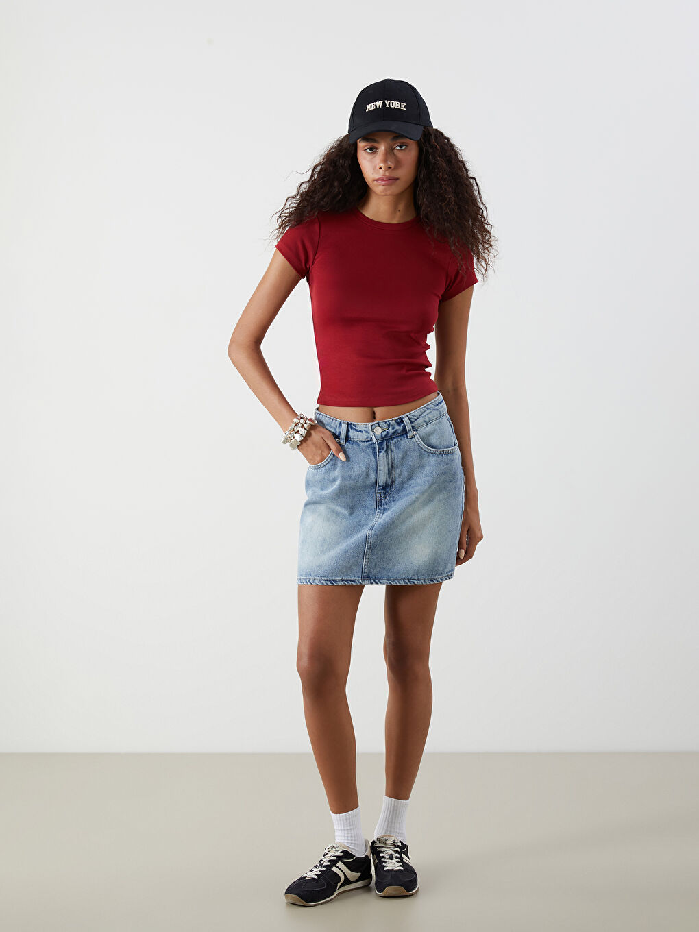 XSIDE Crew Neck Women's T-Shirt -S5PG07Z8-HQG